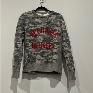 Nebraska Huskers Camo Crewneck